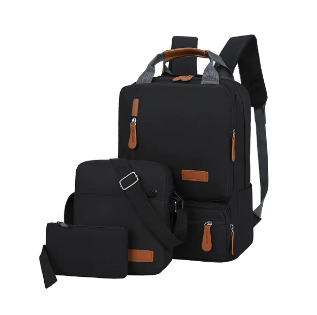 Set di zaini da viaggio da tre pezzi