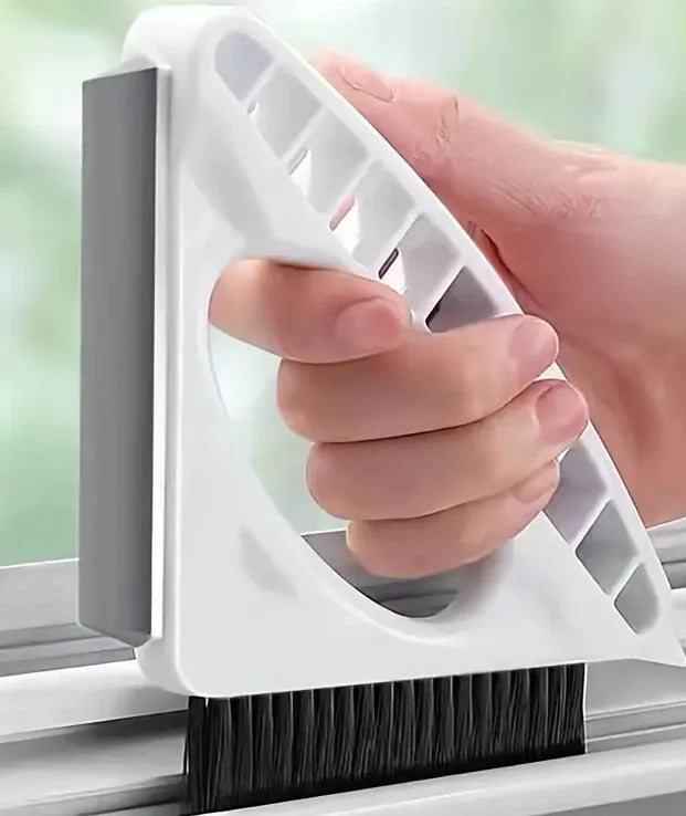 Strumento 3-in-1 per Pulizia Stucco, Spazzola e Tergivetro